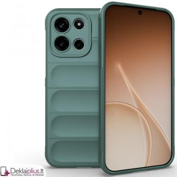 Magic Shield guminis dėklas su kameros apsauga - žalias (Oneplus Nord 6)